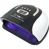 Gloriashoponline LAMPADA 57 LED UV RICOSTRUZIONE UNGHIE SUN C4 PLUS 256 W ASCIUGA SMALTO GEL