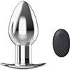 CIONIC Plug anale APP Butt Plug Giocattolo del sesso Gay Massaggiatore della prostata Telecomando Plug anale in acciaio inossidabile Vibratori Giocattolo del sesso Adulti (controllo wireless)