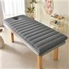 YSPZDQ Materasso Massaggiante Spesso e Morbido, Cuscino per Massaggi Antiscivolo, Materasso Pieghevole con Memory Foam in Lattice, con Foro Viso e Cinturini per SPA, Salone, Hotel, Casa(Gray,70 x 190 x 4cm)