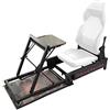 DRIVERKUBE DK3 Postazione di guida gaming TRASPORTABILE, RICHIUDIBILE e SALVASPAZIO - La play seat solida, compatibile con tutte le console - DRIVERKUBE V1_2019_W BIANCO
