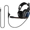 Aolidsive Cavo Audio per Cuffie da Gioco, Guaina in PVC, Lunghezza 2 M con Controllo del Volume per Astro A30 A40 A10 A50, Migliora l'esperienza di Gioco