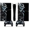 YLMKMVLCZC Pelle Decalcomania Per PS5 Slim Skin Digital Edition Console E Controller Vinyl Cover Skins Wraps Resistente Ai Graffi Compatibile Con 69478 Avvolgimento Della Pelle