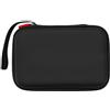 Generico Custodia da trasporto console di gioco portatile per Anbernic RG DS Borsa da trasporto portatile antiurto Borsa rigida nera