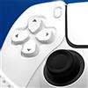 Denash Case di Protezione del Silicone Gamepad Copertura Ergonomica Design Traspirante per il Gioco (WHITE)