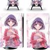 PDURMBUAB Nessuna Schiuma Nessuna Bolla Per PS5 Skin Disc Edition Anime Console E Controller Vinile Cover Skin Wraps Per PS 5 Disc Version 16687