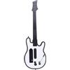 Generic Controller per Chitarra Wireless per Giochi Slider per Collo Sensibile Al Tocco Luce RGB per Guitar Hero Rock Band, ABS Bianco 2000mAh