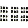 ISTOVO Manicotti Per Nel Fibra di Carbonio Un 18 Pin Per Giochi Per Dispositivi Mobili Schermo Manicotti Per Neri E Gialli (72 Pezzi)