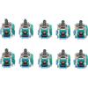 LCCEERD 10 Pezzi 3D Analogico Joystick Parti, Ricambio Thumb Stick Sensor, Sostituzione Game Gioco Controller Thumbstick Parte per PS5 Controller