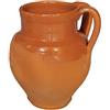 Generico PIGNATA IN TERRACOTTA + TEGAME IN TERRACOTTA FATTI A MANO SUL TORNIO, SMALTATI ALL'INTERNO ADATTI PER CUOCERE FAGIOLI SUGHI SUL FUOCO PENTOLA COTTO COCCIO
