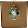 Cairui Design Tartaruga Marina 3D Tartarughe Bianche Sea Turtle Placcata Oro Collane Con pendenti Donna Handmade
