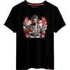 Magmatic - Maglietta Creatura Fantastica per Uomo Unisex, Collezione Ecarlate T Shirt Nera Premium 100% Cotone, Regalo yōkai Giapponese, Regalo di Natale Uomo Fan della Cultura Giapponese