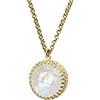 ANEMONE JEWELRY Ciondolo Rotondo 16mm Collana - Cristallo per Donne - Pietra di Luna Arcobaleno Naturale - Collane Cristallo Grandi, Collane Pietre Gemme, Collane Ciondolo Lunghe - Gioielli Fatti a Mano