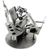 Metal idea IMPIEGATO ADDORMENTATO SU PC IN METALLO CON VITI BULLONI CHIODI DI METAL IDEA - IDEA REGALO ORIGINALE - 100% ARTIGIANALE - MADE IN ITALY - PERSONALIZZABILE