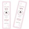Generic 1 pezzo segnalibro COMUNIONE BIMBA personalizzato, segnaposto, comunione, matita piantabile, cresima, party kit, cioccolatini (BKM-C35)