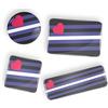 Generic LGBT Leather, Latex and BDSM Pride Flag Pelle, lattice e BDSM bandiera dell'orgoglio perno