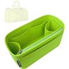 Divitize Premium Organizer compatibile con Keepall 25/35/45/50/55/60/City - in Feltro Morbido, Base Rinforzata, Rivestimento Totale, 24+ Colori (Lime, Keepall 35)