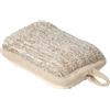 Evideco French Home Goods SPUGNA DA BAGNO PM IN COTONE DI BAMBÙ - CREME TAUPE, Beige