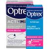 Optrex ActiMist Spray 2in1 per Occhi Secchi + Optrex Actidrops Collirio Reidratante per Uso Quotidiano - 2 Flaconi da 10ml