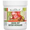 Luregirl Crema con hojas rojas de vid de Kräuterhof®, loción bálsamo para piernas y pies, 100 ml