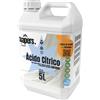 CULTIVERS Acido citrico anidro liquido bio 5 l detergente domestico sostenibile per bagno e cucina Versatile Disincrostante e rimozione delle macchie