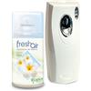 Copyr Fresh Air Muschio Bianco - Deodorante Ambiente Aerosol Delicato, 1 Bombola 250ml + Erogatore Automatico Copyrmatic Night & Day - Profumatore per Ambienti Interni, Elimina Odori fino a 100m3