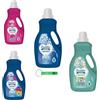 Beni Culinari Pacchetto di prova Coccolatte, detersivo liquido per lavatrice, per bianchi e colorati, 36 lavaggi 4 x 1800 ml + portachiavi Beni Culinari