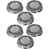 vhbw 6x testina di ricambio compatibile con Philips HQ4870, HQ488, HQ4885, HQ5426, HQ5465, HQ489, HQ5430, HQ4890, HQ5461 rasoio elettrico