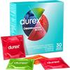 Durex Preservativi Durex Surprise Mix - varietà eccitante, convenienti e discretamente confezionati - per sesso sicuro e stimolazione extra - confezione da 40 pezzi