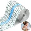 JAOMON Rotolo di Cerotto Impermeabile PU 10cm x 10m - Nastro Adesivo Medico Trasparente Traspirante Antiallergico per Tatuaggio e Doccia