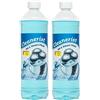 Die Seifenblase 2 x 1 Cleanerist Jet & Smart Fluid Liquido di pulizia compatibile per rasoio Philips Premium