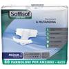 Soffisof Air Dry Pannoloni con Adesivi Maxi Super M - 60x Pannoloni per Anziani a Mutandina - 4 Confezioni da 15 Pezzi, Assorbenza fino a 9,5 Gocce - Ausili Incontinenza Uomo e Donna