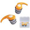 JUCHRZEY 1 Paio di Tappi for Le Orecchie in Silicone con Riduzione del Rumore Tappi for Le Orecchie Antirumore Impermeabili Tappi for Le Orecchie Morbidi e Comfort con Blocco del Suono Riuti