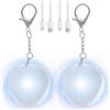LYDODOKA 2 Pezzi Luce per Borsa Luce per Borsetta, Luce per Borsa a Forma di Cuore LED con Sensore Automatico, Luce per Borsetta Attivata al Tocco, Bianco