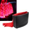ZRZJBX 36LED Falso Fuoco Fiamme Effetto Luce, Lampada da Tavolo Fiamma Tremolante Artificiale Decorazioni per Feste di Natale Forniture per Feste per Bar, Palcoscenico, Casa,Black-1.5m