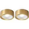 ZDUD Faretti da incasso, faretti da soffitto, faretti LED da incasso in ottone, faretti da soffitto in ottone, faretti da superficie in ottone, faretti direzionali, mini faretti da soffitto in rame(3000k5w