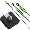 HORIALENCE Meccanismo di Movimento Orologio al Quarzo Silenzioso 5.5x5.5x1.6 Cm Kit Fai da Te Lancette Luminose per Riparazione Orologi da Parete Artigianali senza Cornice