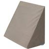 Badum - Cuscino per La Schiena - Cuscino A Cuneo per Letto - 60x50x30 Cm - con Strato di Memory Foam, Rivestimento Sfoderabile E Lavabile - Cuneo per Materasso, Cuscino Ergonomico - Marrone