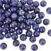 OLYCRAFT 88~96 pz 8 mm Naturale Lapislazzuli perlina Blu Roccia Fili Rotondi Sciolti perlina Pietra Preziosa Pietra Energetica per Braccialetto Collana Creazione di Gioielli