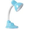 BEL AIR HOME - Lampada da Scrivania Flexo BABY | Design Elegante e Moderno | Ideale per Studio e Lavoro | Interruttore Facile da Usare | Compatibile con Lampadina 1xE27, Metallo (BLU)