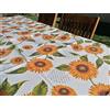 Pago Poco Tovaglia Quadrata Fantasia LAVANDA e GIRASOLE 100% Cotone MADE IN ITALY !!! (Quadrata 140x140)