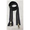 Generico AMANTE NSF Lampo Cerniera divisibile doppio cursore reversibile double face - catena ottone (nero, 60 cm)