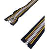 Generico AMANTE NSF Cerniera Multicolor Zip Lampo Spirale 1 Cursore Reversibile Acciaio Sganciabile Lunghezza 70 Cm