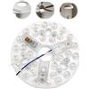 ZestEcho Kit di ricambio a LED, ventilatore da soffitto, 15 W, 13,5 cm, modulo a 3 colori, 3000 K/4000 K/6500 K, con memoria, pannello circolare, compatibile Create/Inspire, plafoniera ventilatore, 85
