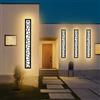 AOEH Appliques LED Lampada Da Parete Lunga Impermeabile Ip65 Illuminazione Da Parete A LED Per Interni Ed Esterni, Luci Da Parete In Alluminio A Nido D'uccello Per Terrazzo Giardino,bianco Caldo,L80cm