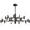 GLLSZ Moderna Sputnik Lampadario 10 Luci Lampadario Paralume Acrilico Lampada Da Soffitto Semplice Oro Plafoniera Sala Da Pranzo Cucina Soggiorno