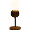 Pauleen 48191 Marble Dream Lampada da tavolo max. 20 Watt Nero, Legno Marmo, Legno E27