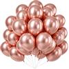 UDRKFOPK Palloncini Oro Rosa,100 pezzi 10 pollice Oro Rosa Palloncini Compleann,Palloncini Battesimo Bambino,Lattice Palloncini Laurea,Palloncini per Compleanni,Matrimoni,Anniversari,Geste di Baby Shower
