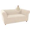 WJHDWYD Copridivano Chesterfield Elasticizzata Fodera per Divano Elasticizzato Antiscivolo Antimacchia, Copridivano 1 Posto con Braccioli Tessuto Super Morbido(Naturale,2 Posti)