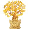 BWINKA Feng Shui albero dei soldi ufficio casa tavolo Feng Shui decorazione cristallo albero dei soldi per ricchezza e felicità (Golden Ingot)