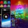 DISCORAMA LUCI NATALE LED CON COMANDO APP, STRINGA DI LUCI BLUETOOTH USB DECORAZIONE ALBERO DI NATALE, CATENA LUMINOSA 5M 10M 20M, LUCI NATALIZIE PER INTERNI MULTICOLORE MUSICALI (5M)